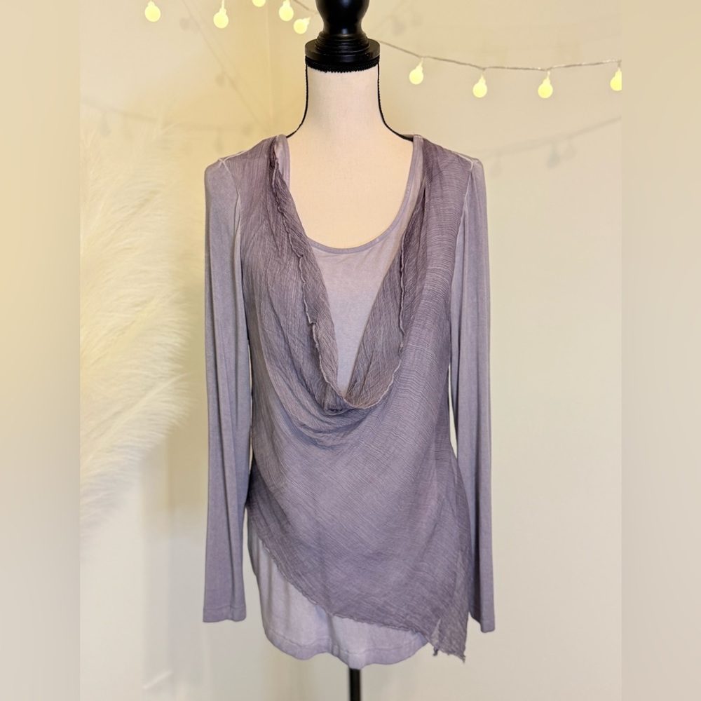 🌾 Soft Surroundings‎ Boho Lavender Top